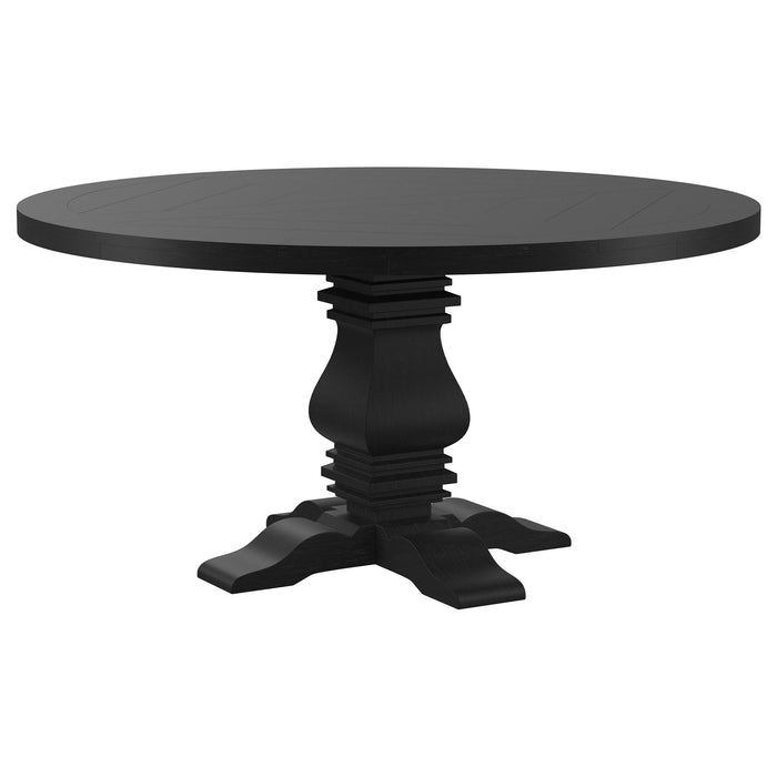 Florence Dining Tables Black - Bargain Furniture (Detroit, MI)