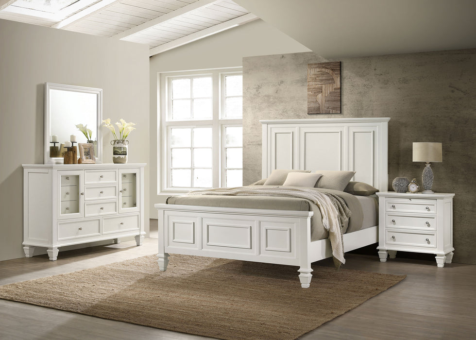 Sandy Beach 4 & 5 Piece Pc Bedroom Set Cal.King & E.King - Bargain Furniture (Detroit, MI)