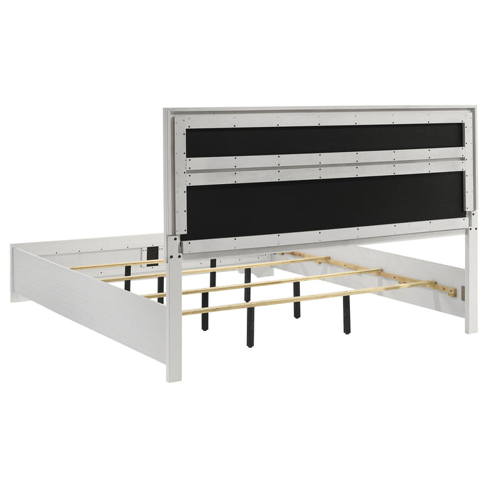 Miranda Eastern King Bed - Bargain Furniture (Detroit, MI)