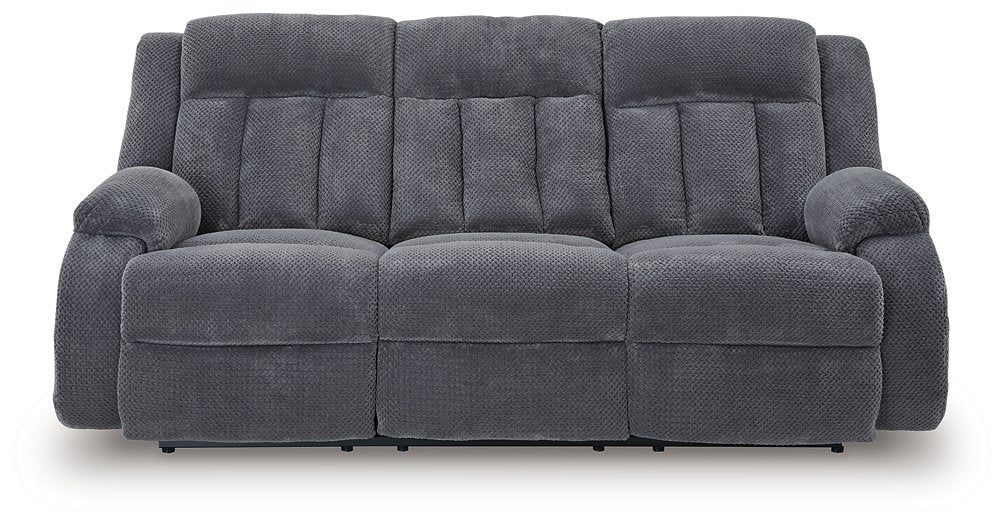 Observation Power Reclining Sofa with Drop Down Table - Bargain Furniture (Detroit, MI)