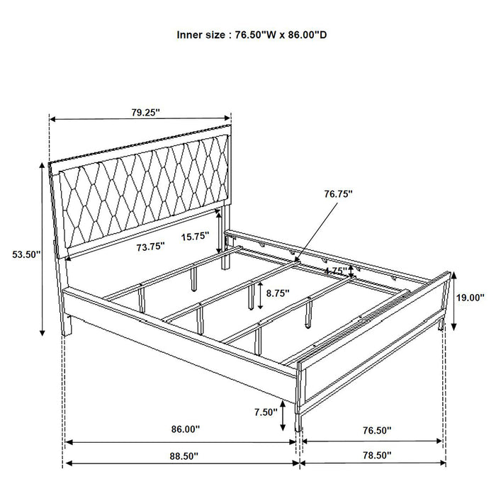 Sonora 4 Pc Bedroom Set - Bargain Furniture (Detroit, MI)