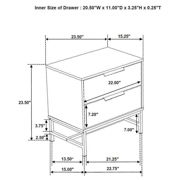 Sonora 4 Pc Bedroom Set - Bargain Furniture (Detroit, MI)