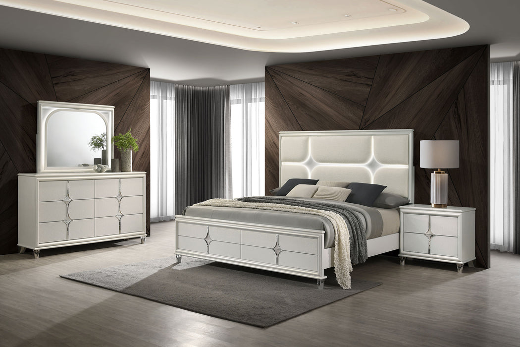 Olivia 4 & 5 Piece Bedroom Set E.King, Queen, & Cal.King - Bargain Furniture (Detroit, MI)