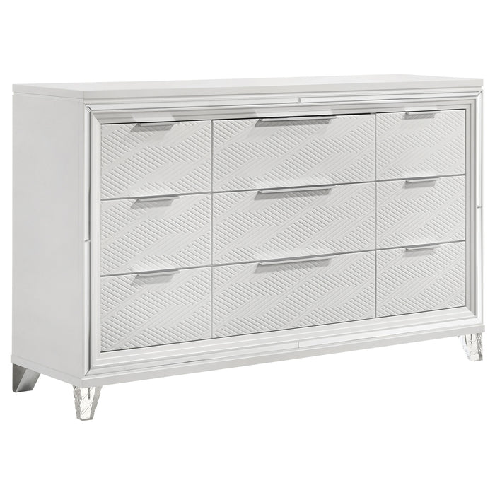 Marmore 4 Pc Bedroom Set - Bargain Furniture (Detroit, MI)