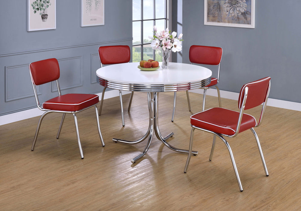 Retro 5 Pc Dining Sets - Bargain Furniture (Detroit, MI)