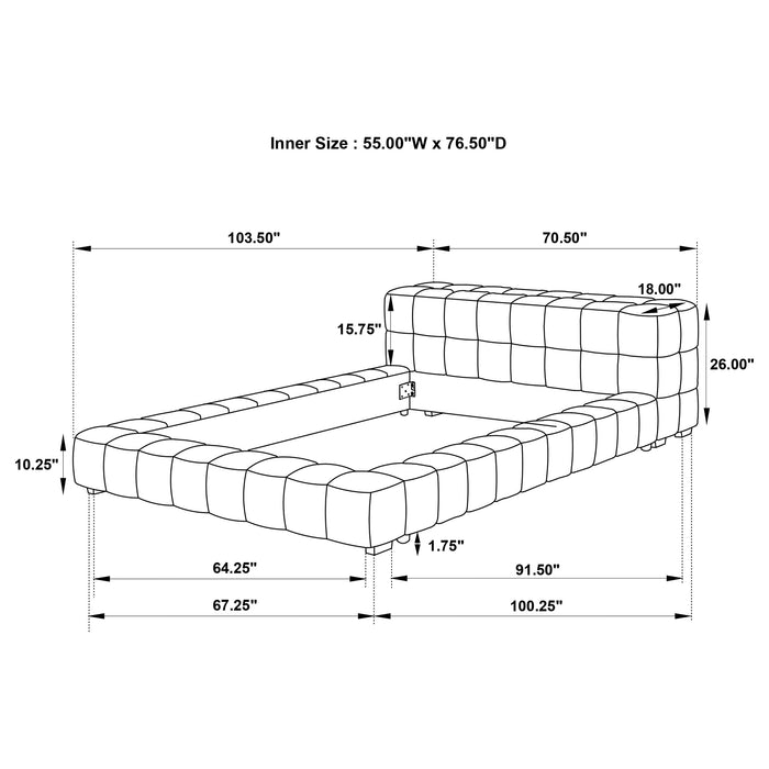 Trinity Full Bed - Bargain Furniture (Detroit, MI)