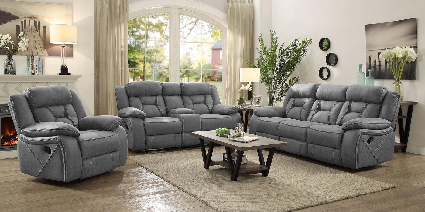 Higgins Upholstered Tufted Living Room Set - Bargain Furniture (Detroit, MI)