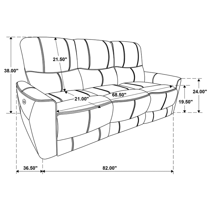 Greenfield Power Reclining 2 Pc Set - Bargain Furniture (Detroit, MI)