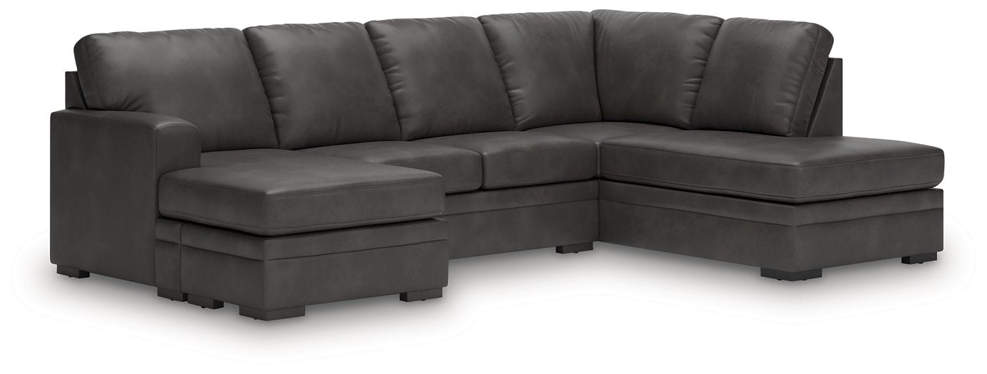 Lofton-Pike Sectional with Chaise - Bargain Furniture (Detroit, MI)