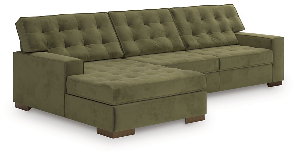 Caspian-Town Sectional with Chaise - Bargain Furniture (Detroit, MI)
