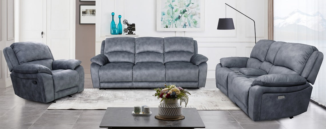 ASPEN 2 PIECES POWER RECLINING SET - Bargain Furniture (Detroit, MI)
