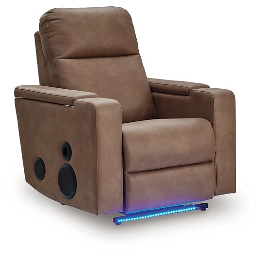 Lorrenton Power Glider Recliner with Audio System - Bargain Furniture (Detroit, MI)