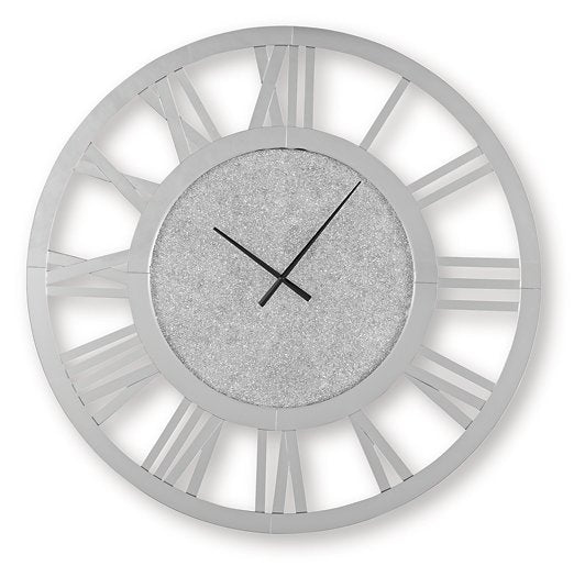 Reinport Wall Clock - Bargain Furniture (Detroit, MI)