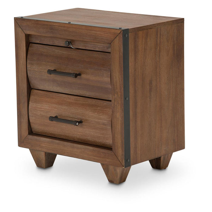 Brooklyn Walk Nightstand in Burnt Umber - Bargain Furniture (Detroit, MI)