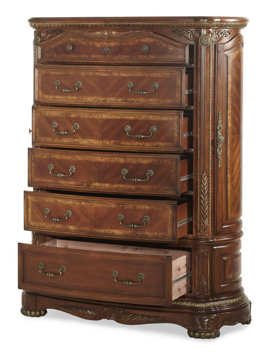 Cortina Chest in Honey Walnut - Bargain Furniture (Detroit, MI)