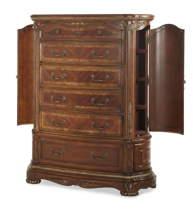 Cortina Chest in Honey Walnut - Bargain Furniture (Detroit, MI)