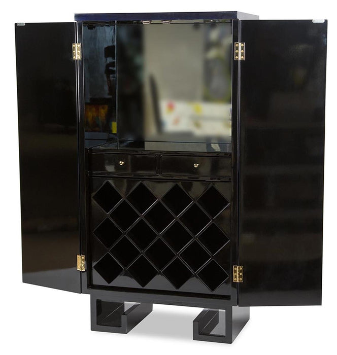 Furniture Illusions Wine Cabinet - Bargain Furniture (Detroit, MI)