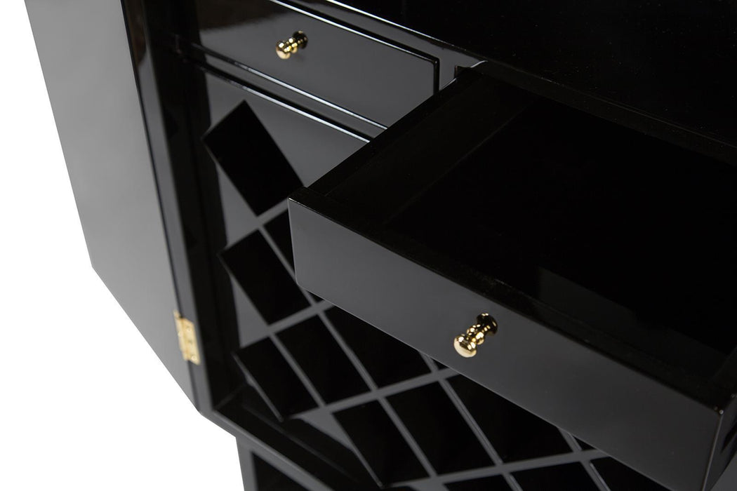 Furniture Illusions Wine Cabinet - Bargain Furniture (Detroit, MI)