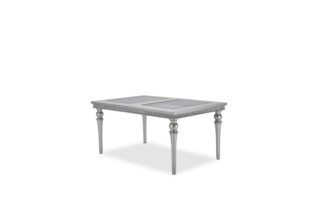 Melrose Plaza Leg Dining Table in Dove 9019000-118 - Bargain Furniture (Detroit, MI)