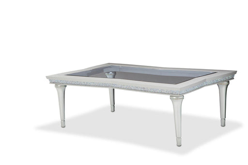 Melrose Plaza Rectangular Cocktail Table in Dove - Bargain Furniture (Detroit, MI)