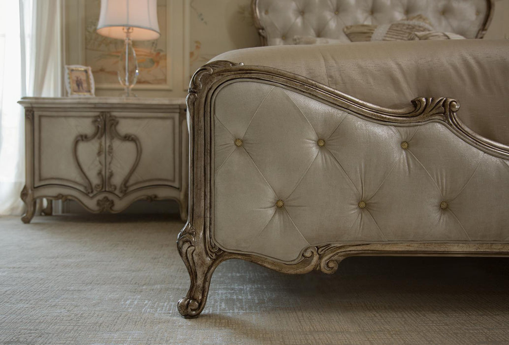 Platine de Royale California King Panel Bed in Antique Platinum 09000CKPL3-101 - Bargain Furniture (Detroit, MI)