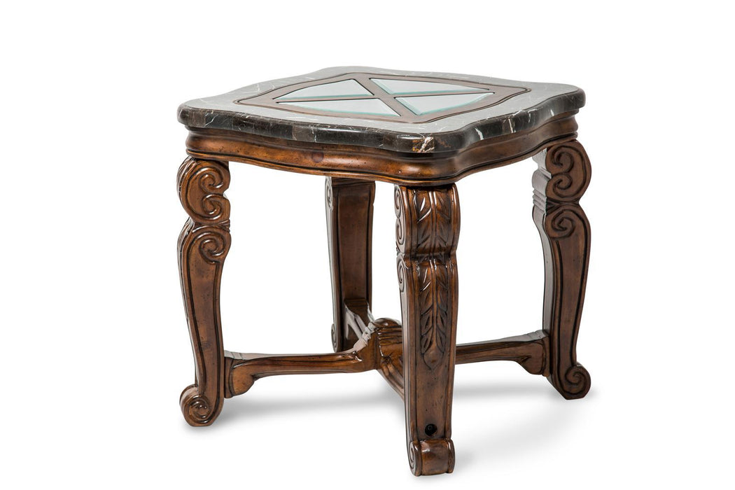 Tuscano Melange End Table in Melange - Bargain Furniture (Detroit, MI)