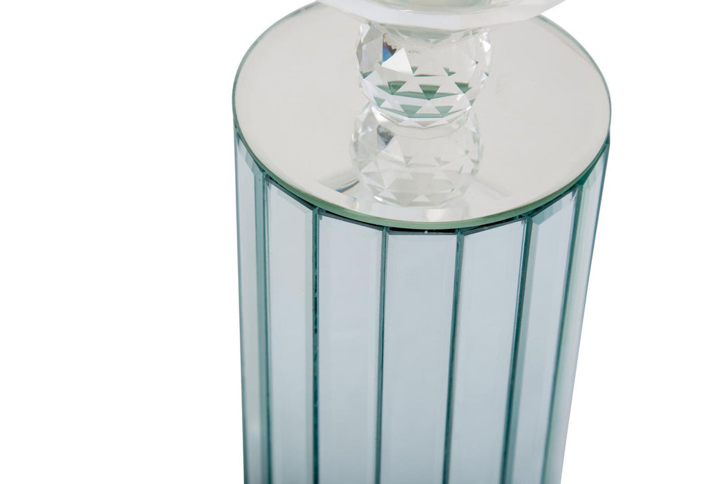 Montreal Barrel Mirrored Candle Holder, (6/pack) - Bargain Furniture (Detroit, MI)
