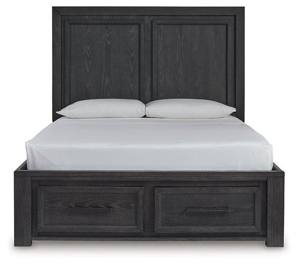 Foyland Panel Storage Bed - Bargain Furniture (Detroit, MI)