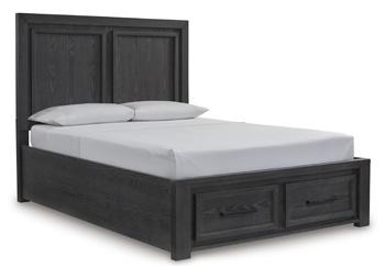 Foyland Panel Storage Bed - Bargain Furniture (Detroit, MI)