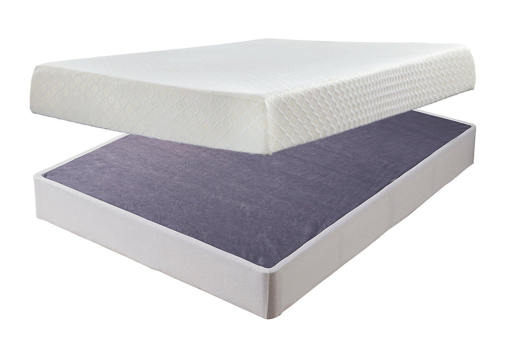 10 Inch Chime Memory Foam Mattress Set - Bargain Furniture (Detroit, MI)
