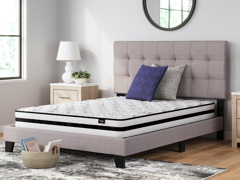 8 Inch Chime Innerspring Mattress Set - Bargain Furniture (Detroit, MI)