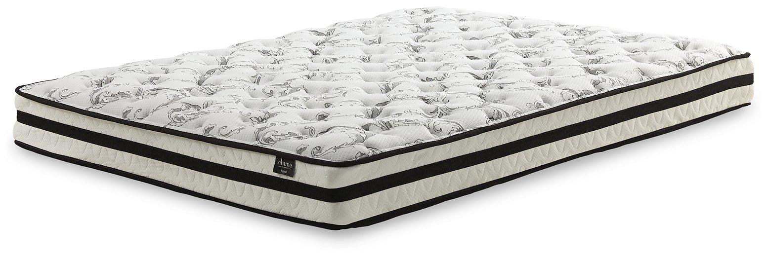8 Inch Chime Innerspring Mattress Set - Bargain Furniture (Detroit, MI)