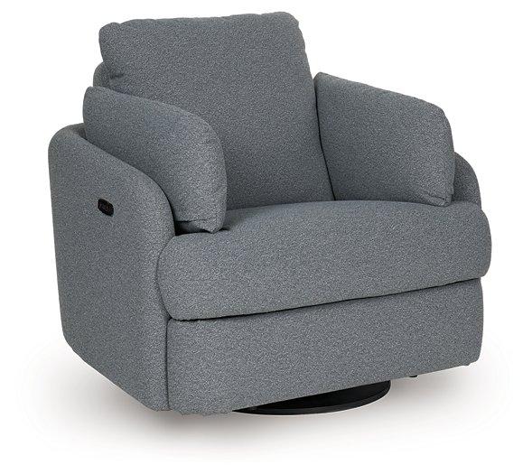 Alainmont Next-Gen Nuvella Swivel Power Recliner - Bargain Furniture (Detroit, MI)