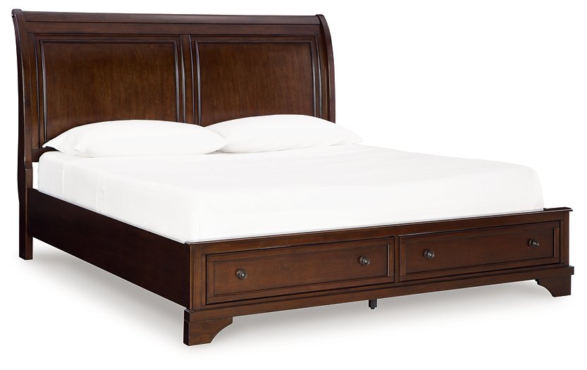 Trellington Sleigh Storage Bed - Bargain Furniture (Detroit, MI)
