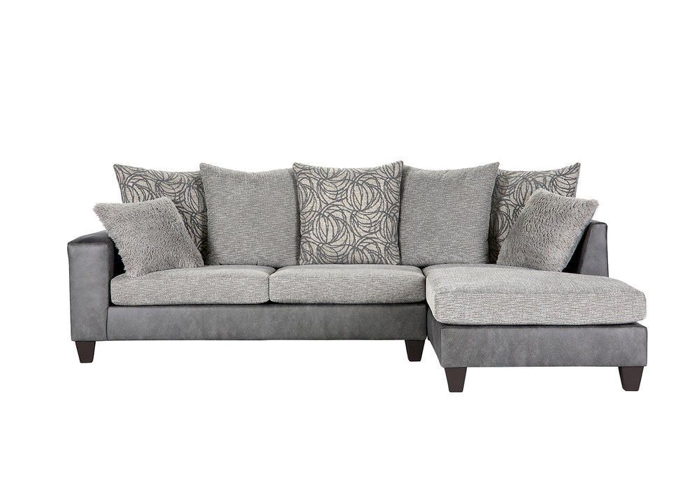BUXTON GRAPHITE 2 PCS SECTIONAL - Bargain Furniture (Detroit, MI)
