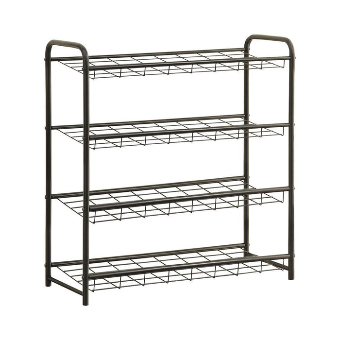 Vivian 3-drawer Shoe Cabinet Black - Bargain Furniture (Detroit, MI)