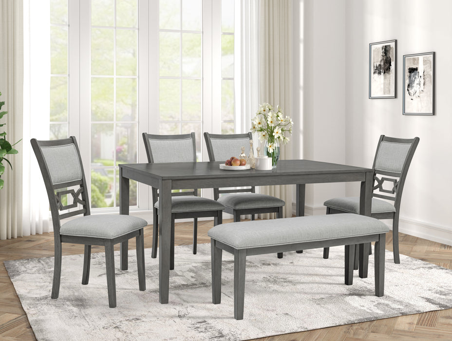 AMARA 6 PIECES DINING ROOM SET - Bargain Furniture (Detroit, MI)