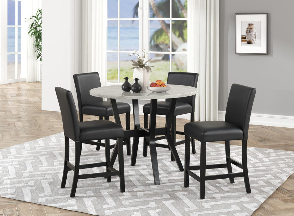 ARIANA 5 PIECES PUB TABLE SET - Bargain Furniture (Detroit, MI)