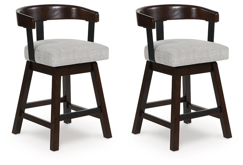 Haddigan Counter Height Barstool (Set of 2) - Bargain Furniture (Detroit, MI)
