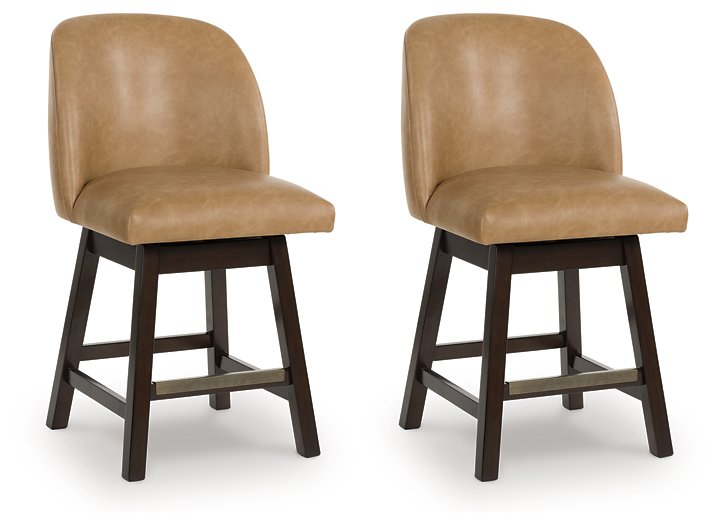 Neymorton Counter Height Barstool (Set of 2) - Bargain Furniture (Detroit, MI)