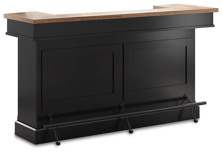 Wildenauer 78" Bar - Bargain Furniture (Detroit, MI)