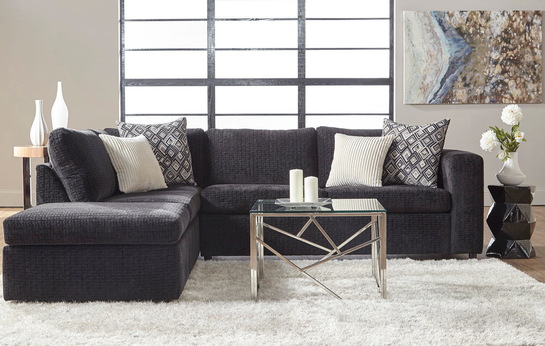 ULTIMATE EBONY 2 PCS SECTIONAL - Bargain Furniture (Detroit, MI)
