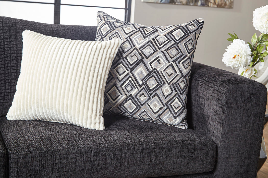 ULTIMATE EBONY 2 PCS SECTIONAL - Bargain Furniture (Detroit, MI)