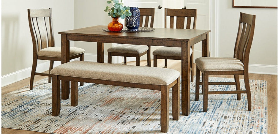 EVERETT DINING ROOM SET - Bargain Furniture (Detroit, MI)