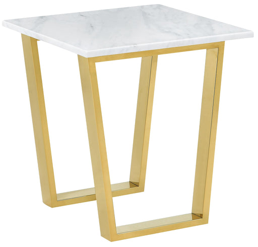 Cameron Gold End Table - Bargain Furniture (Detroit, MI)