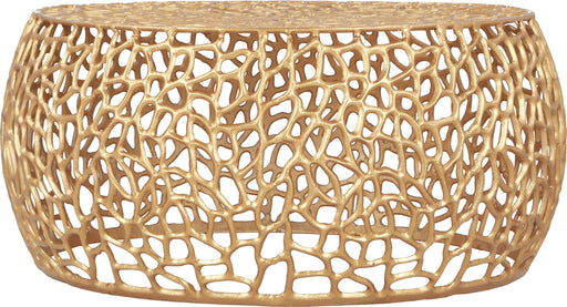 Priya Gold Coffee Table - Bargain Furniture (Detroit, MI)