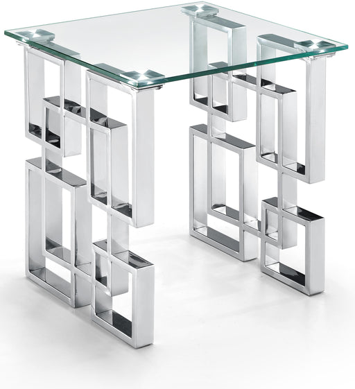 Alexis Chrome End Table - Bargain Furniture (Detroit, MI)