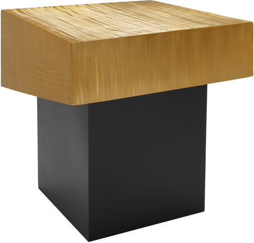 Palladium Gold End Table - Bargain Furniture (Detroit, MI)