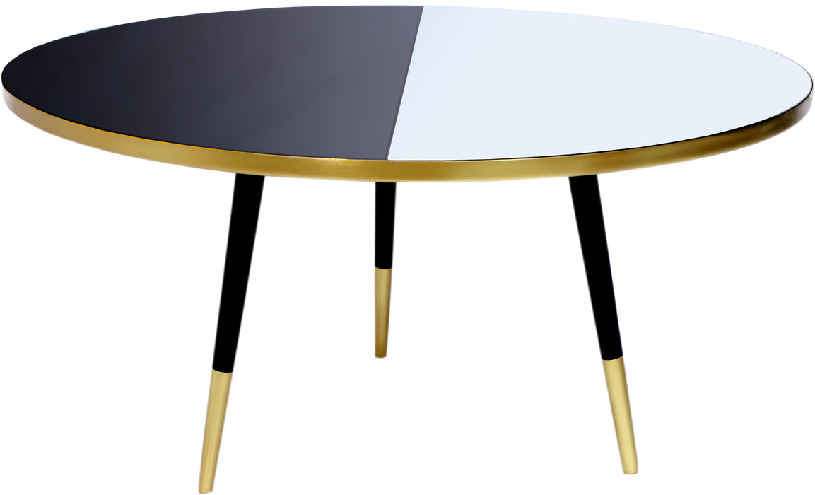Reflection Gold / Black Coffee Table - Bargain Furniture (Detroit, MI)
