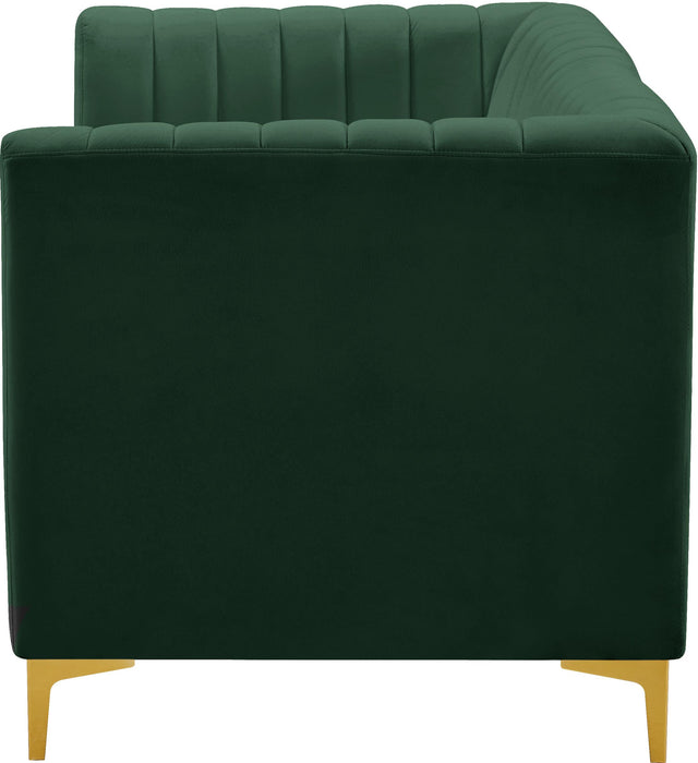Alina Green Velvet Modular Sectional - Bargain Furniture (Detroit, MI)